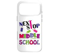 Custodia per iPhone 17 Pro Max Next Stop Middle School Girl Boy Funny For Kids Graduation