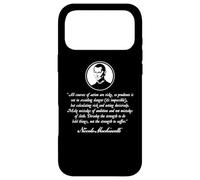 Custodia per iPhone 17 Pro Max Niccolò Machiavelli Italiana Firenze Politica Rinascimento
