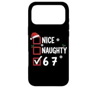 Custodia per iPhone 17 Pro Max Nice Naughty 6 7 Christmas Santa Claus