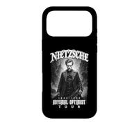 Custodia per iPhone 17 Pro Max Nietzsche Heavy Metal Funny Philosophy Abysmal Optimist Tour