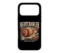 Custodia per iPhone 17 Pro Max Nightcrawler The Cozy Kind Garden Nature Lumaca