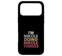 Custodia per iPhone 17 Pro Max Nikole Name Nikole Personalized Name First Given