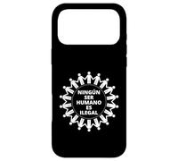 Custodia per iPhone 17 Pro Max NINGÚN SER HUMANO ES ILEGAL Nessun essere umano è illegale