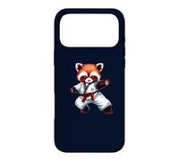 Custodia per iPhone 17 Pro Max Ninja Panda Rosso Karate Arti Marziali Jiu-Jitsu Judo Taekwondo