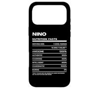Custodia per iPhone 17 Pro Max Nino Dichiarazione Nutrizionale Nome Divertente