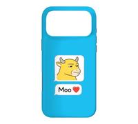 Custodia per iPhone 17 Pro Max Niu Lai Moo Love Meme virale di reazione della mucca cinese
