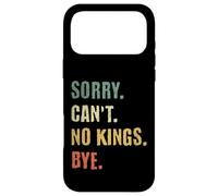 Custodia per iPhone 17 Pro Max No Kings Bye Anti Monarchia Grunge Testo