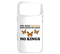 Custodia per iPhone 17 Pro Max No Kings THE ONLY ORANGE MONACHRS WE NEED Butterfly