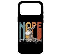 Custodia per iPhone 17 Pro Max No, non succederà mai. Divertente asino testardo