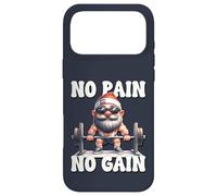 Custodia per iPhone 17 Pro Max No Pain No Gain Fitness Gnome Love Weightlifting Training