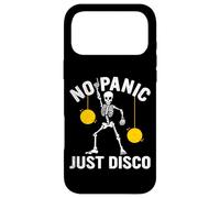 Custodia per iPhone 17 Pro Max No Panic Just Disco Funny Skeleton Dancing Goth Emo Funny