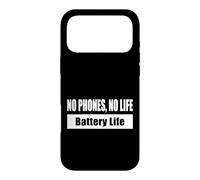 Custodia per iPhone 17 Pro Max NO PHONES, NO LIFE - Battery Life Layout Cultura Digitale