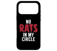 Custodia per iPhone 17 Pro Max No Rats in my Circle Dichiarazione Amicizia