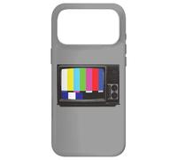 Custodia per iPhone 17 Pro Max No Signal 70s 80s Television Screen Retro Vintage Funny TV