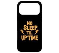 Custodia per iPhone 17 Pro Max No Sleep Til Uptime Sysadmin IT Programmer Tech Humor