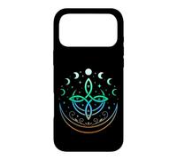 Custodia per iPhone 17 Pro Max Nodo Celtico Luna Simboli Elementi Terra Aria Acqua