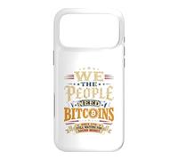 Custodia per iPhone 17 Pro Max Noi Il Popolo Abbiamo Bisogno Bitcoin Vintage