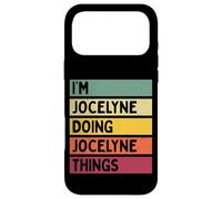Custodia per iPhone 17 Pro Max Nome personalizzato divertente I'm Jocelyne Doing Jocelyne Things