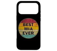 Custodia per iPhone 17 Pro Max Nome personalizzato Mia I love Mia Retro stile vintage