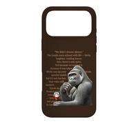 Custodia per iPhone 17 Pro Max Non abbiamo scelto il silenzio - Gorilla e messaggio