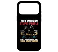 Custodia per iPhone 17 Pro Max Non capisco le persone stupide - Vintage Funny Dumb People