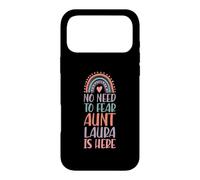 Custodia per iPhone 17 Pro Max Non c'è bisogno di temere zia Laura è qui Nome Rainbow Auntie