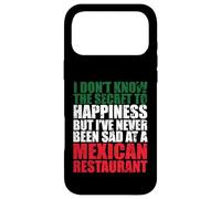 Custodia per iPhone 17 Pro Max Non conosco il segreto della felicità Cibo Ristorante messicano