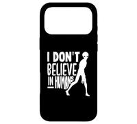 Custodia per iPhone 17 Pro Max Non credo negli esseri umani Alieno divertente