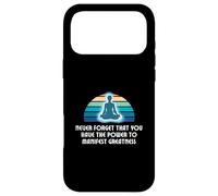 Custodia per iPhone 17 Pro Max Non dimenticare mai il potere di manifestare la grandezza