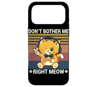 Custodia per iPhone 17 Pro Max Non disturbarmi giusto miao