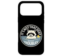 Custodia per iPhone 17 Pro Max Non è così profondo, a differenza dei miei guai Raccoon Bathing Humor
