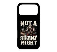 Custodia per iPhone 17 Pro Max Non è una notte silenziosa - Babbo Natale divertente e duro