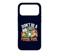 Custodia per iPhone 17 Pro Max Non essere un pazzo fossile Salva i dinosauri della Terra e protesta