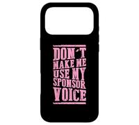 Custodia per iPhone 17 Pro Max Non farmi usare il mio sponsor Voice Sobriety Recovery