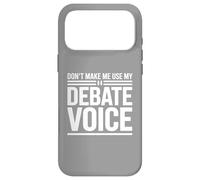 Custodia per iPhone 17 Pro Max Non farmi usare la mia voce di dibattito