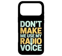 Custodia per iPhone 17 Pro Max Non farmi usare la mia voce radiofonica retrò