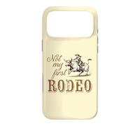 Custodia per iPhone 17 Pro Max Non il mio primo rodeo, Cowgirl equitazione toro