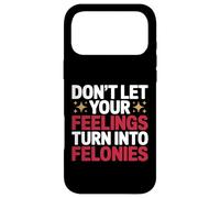 Custodia per iPhone 17 Pro Max Non lasciare che i tuoi sentimenti si trasformino in controllo emotivo dei crimini