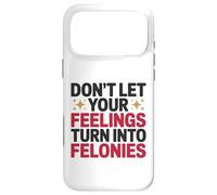 Custodia per iPhone 17 Pro Max Non lasciare che i tuoi sentimenti si trasformino in controllo emotivo dei crimini