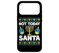 Custodia per iPhone 17 Pro Max Non oggi Santa Hanukkah Dreidels Menorah
