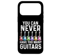 Custodia per iPhone 17 Pro Max Non puoi mai avere troppe chitarre amanti uomini bambini donne