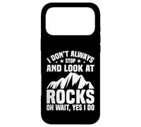 Custodia per iPhone 17 Pro Max Non smetto sempre di guardare le rocce geologo