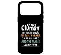 Custodia per iPhone 17 Pro Max Non sono goffo, solo il pavimento mi odia dirlo sarcastico ragazza