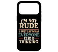 Custodia per iPhone 17 Pro Max Non sono maleducato, dico solo quello che tutti pensano