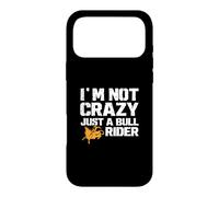 Custodia per iPhone 17 Pro Max Non sono pazzo, solo un cavaliere toro per Rodeo Cowboy Bull Riders