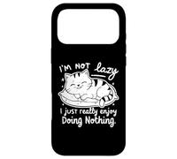 Custodia per iPhone 17 Pro Max Non sono pigro, mi diverto davvero a non fare nulla - Amante dei gatti