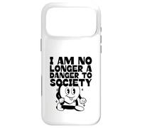 Custodia per iPhone 17 Pro Max Non sono più un pericolo per la società (Grafica divertente)