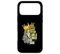 Custodia per iPhone 17 Pro Max Non sono più uno schiavo per temere di essere un figlio di Dio Leone