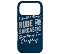 Custodia per iPhone 17 Pro Max Non sono sempre maleducato e sarcastico sarcasmo divertente