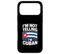 Custodia per iPhone 17 Pro Max Non sto urlando, sono cubano, dice una bandiera divertente